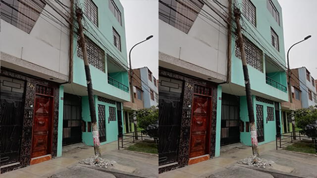 #YoDenuncio: poste en terrible estado se es retenido por  pared de vivienda de Comas
