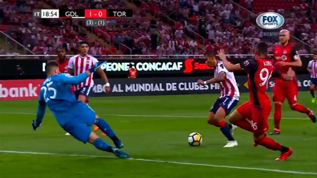 Chivas vs Toronto FC: el golazo de Pineda para el 1-0 parcial por la final de la Concachampions [VIDEO]