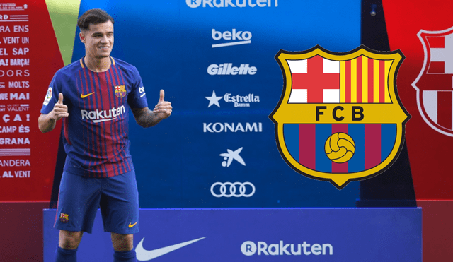 Barcelona presentó a Coutinho en el Camp Nou 