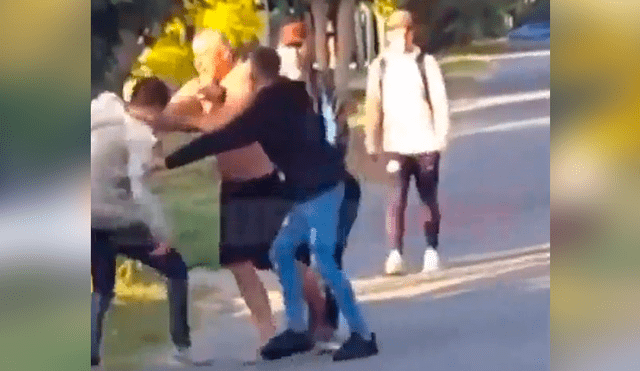 Filtran video de nueva golpiza del adolescente que atacó a codazos a otro en el bus 