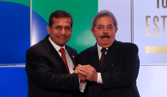 Ollanta Humala junto a Lula da Silva, en el 2013. Expresidente brasileño salió en liberta este viernes 8. Foto: La República.