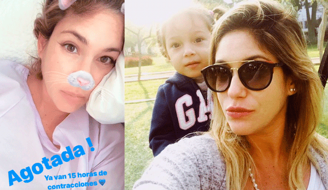 Instagram: Tilsa Lozano lleva 15 horas con contracciones e hija le envía un tierno mensaje [VIDEO]