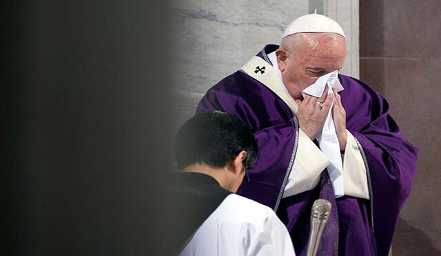 El papa Francisco explicó que el resfriado le impide seguir los ejercicios espirituales. Foto: Europa Press