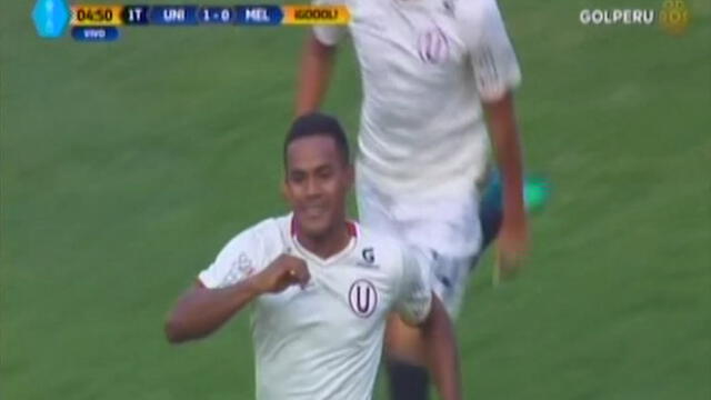 Universitario: el golazo de Jersson Vásquez que abre el marcador en el Monumental [VIDEO]