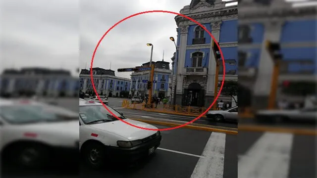 Cercado de Lima: postes de alumbrado público permanecen prendidos 