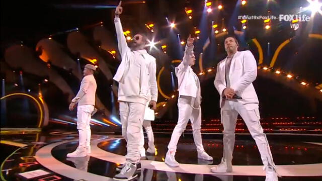 Viña del Mar 2019: Backstreet Boys cautivan a fans con sus interpretaciones