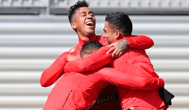 El júbilo se apoderó en los entrenamientos de Perú con miras al amistoso ante El Salvador