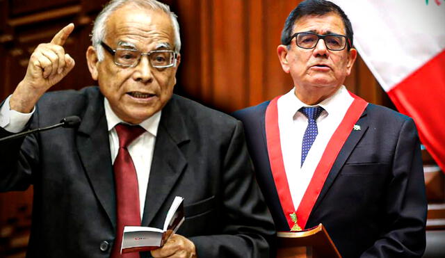 El presidente del Consejo de Ministros, Aníbal Torres, pnetó cuestión de confianza por ley que limita el referéndum. Foto: composición Gerson Cardoso.
