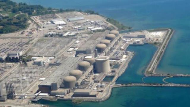 La Central Nuclear de Pickering está situada en Pickering, Ontario, Canadá. Foto: Difusión.
