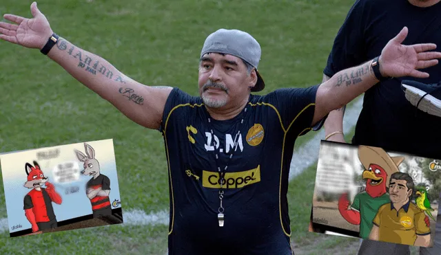 Facebook: Medio mexicano se burló de Maradona con crueles caricaturas [FOTOS]