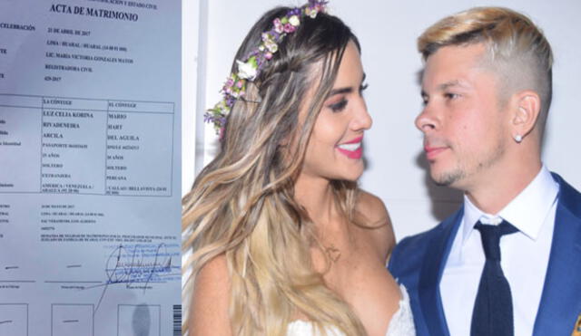 Oficialmente casados: Mario Hart y Korina Rivadeneira reciben su acta de matrimonio [FOTOS Y VIDEOS]