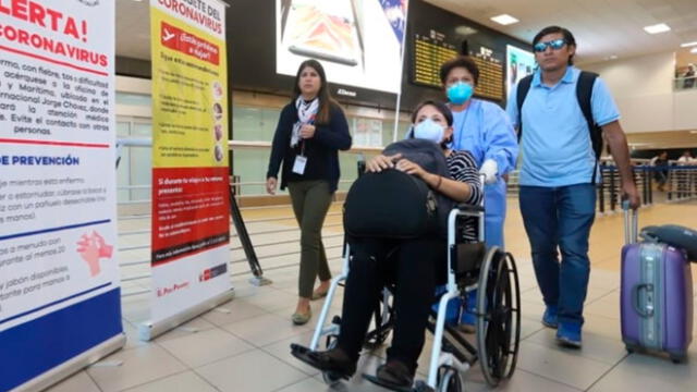 Aumentan control en el aeropuerto Jorge Chávez para evitar que se propague el coronavirus en el Perú. Créditos: Difusión.