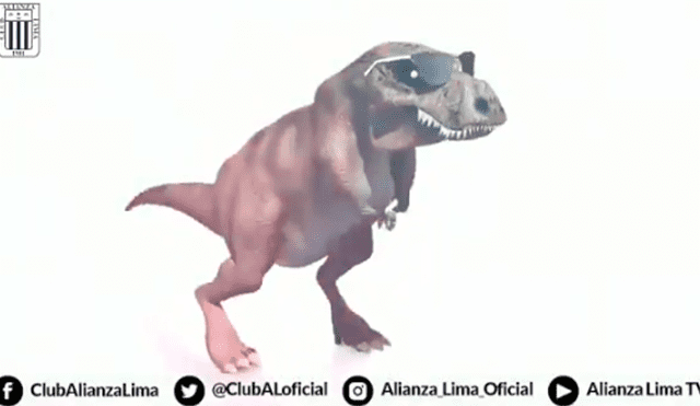 Facebook: hinchas cremas se burlan de Alianza con dinosaurio del "cállese viejo lesbiano" [VIDEO]