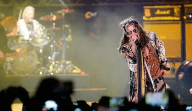 Aerosmith cancela presentaciones por salud de Steven Tyler