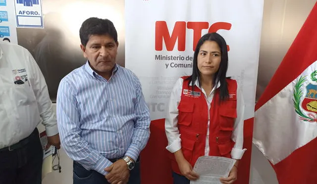 Paola Lazarte tuvo una agenda relacionada a inspección de obras en Arequipa. Foto: Wilder Pari URPI-LR