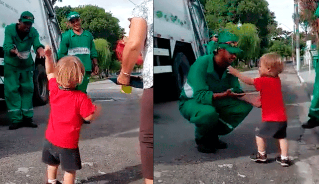 Facebook viral: Niño sorprende a trabajadores de limpieza con curiosos regalos [VIDEO]