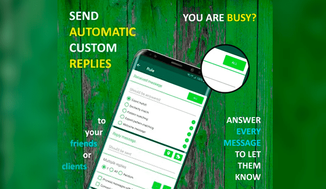 AutoResponder para WhatsApp permite programar mensajes en la cuenta personal y WhatsApp Business.