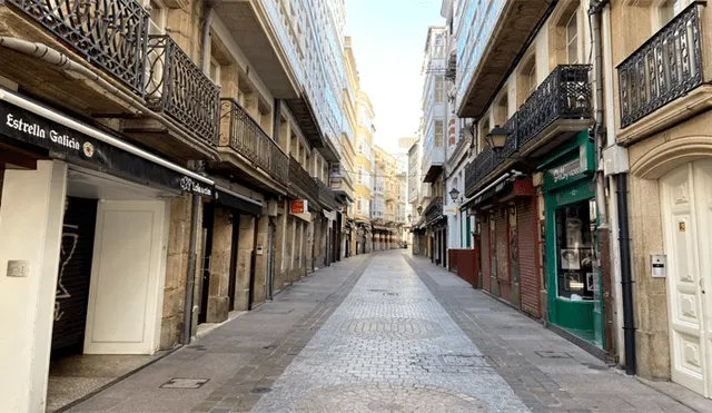 Usuarios colgaron fotografías de las calles vacías de España. (Foto: Twitter de Calle Barrera)