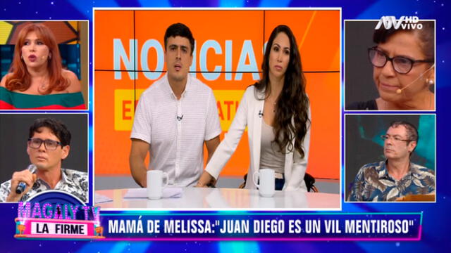 Melissa Loza quedó en ‘shock’ al ver a su madre llorando en TV