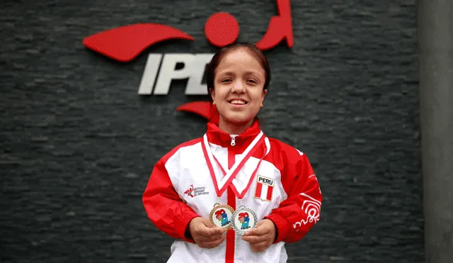 Giuliana Poveda gana dos medallas de oro en Irlanda.