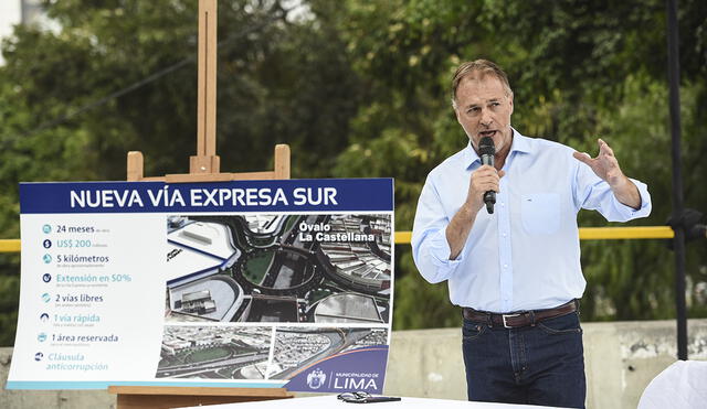 Jorge Muñoz anuncia el reinicio del proyecto Vía Expresa Sur [FOTOS]