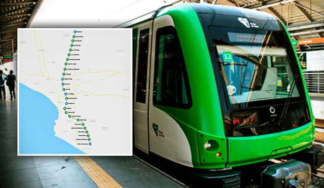 Metro de Lima: trenes eléctricos de la Línea 1 pasan con una frecuencia de 3 a 6 minutos. Foto: composición LR/LR