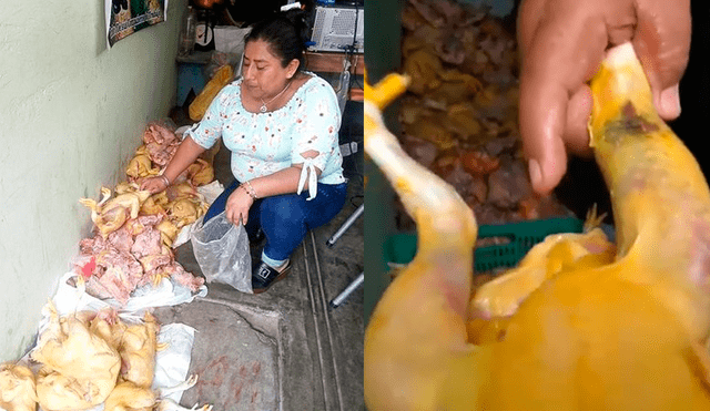 Decomisan pollos descompuestos en Mercado Moshoqueque [VIDEO]