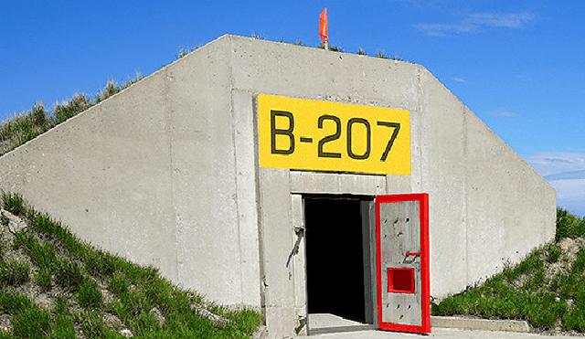 El búnker militar era usado en el siglo pasado para almacenar bombas. (Foto: RT)