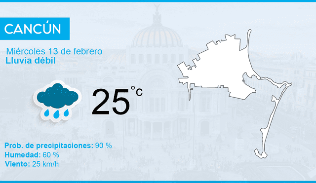 Clima en México: pronóstico del tiempo hoy miércoles 13 de febrero de 2019
