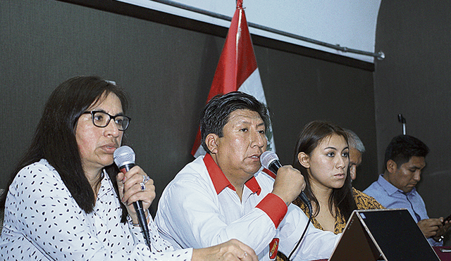 Familia. Waldemar Cerrón, hermano de Vladimir Cerrón, en la dirigencia de Perú Libre.
