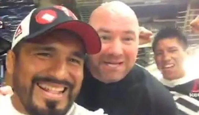 UFC: Dana White felicitó a Enrique Barzola por su triunfo [VIDEO]