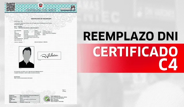 Aprende cómo conseguir el certificado C4. Foto: composición La República