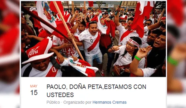 Organizan marcha en apoyo a Doña Peta y Paolo Guerrero tras fallo del TAS