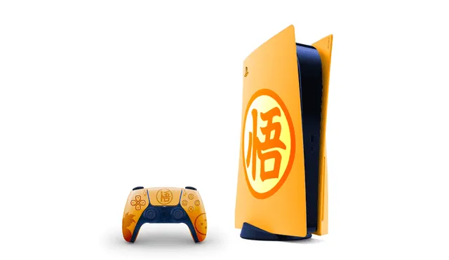 Así luciría la PS5 con los colores de Dragon Ball Super. Foto: Twitter