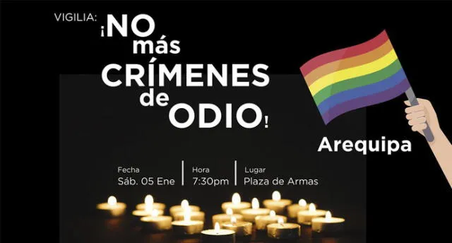 Arequipa: Realizarán vigilia por joven que fue asesinado por su padre por ser gay