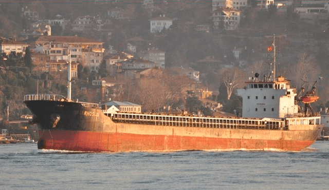 El navío hizo una parada no programada en Beirut en 2013, llevando toneladas de nitrato de amonio. Foto: Marine Traffic