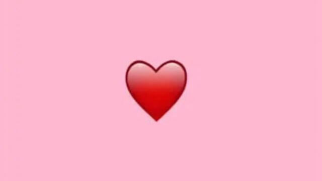 El corazón rosa ha sido compartidos por miles de usuarios en los estados de WhatsApp.
