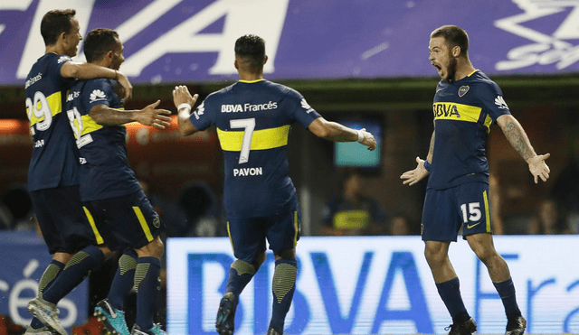 Boca Juniors derrotó a Colón Santa Fe y sigue en lo más alto en Argentina