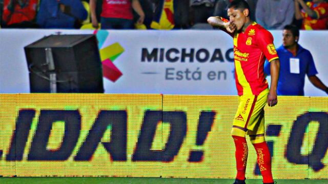 Monarcas Morelia le ganó 1 a 0 al Puebla con gol de Ruidiaz 