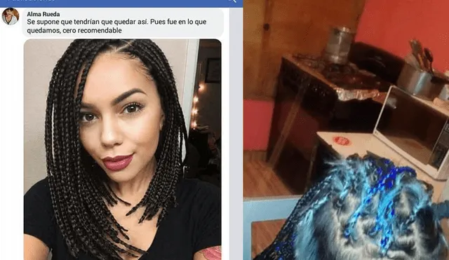  Facebook Viral: Deseaba unas "trenzas africanas" y le malograron el pelo [FOTOS]