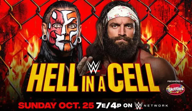Jeff Hardy vs. Elias en WWE Hell in a Cell 2020. Foto: WWE