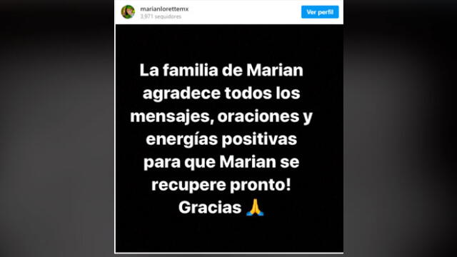 Marian Lorette, concursante de 'La Voz Kids' México, se encuentra internada. Foto: Twitter