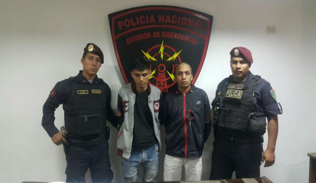 Policía captura a dos raqueteros en Villa El Salvador [VIDEO]