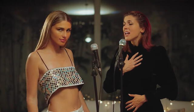 Alessia Rovegno y su hermana Vambina tienen un canal en You Tube con algunas canciones propias. Foto: You Tube/ Alessia  y Vambina.