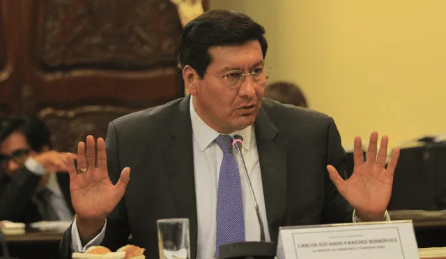 Exministro Carlos Paredes cuestiona declaración de colaboradores eficaces