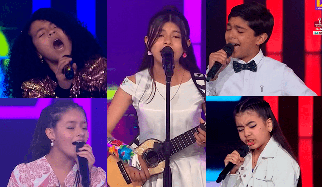 Niños y adolescentes de la nueva temporada de “La voz Kids” sorprendieron al jurado con sus interpretaciones. Foto: Composición Latina | Capturas Latina