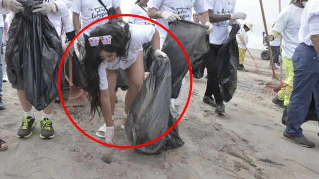Michelle Soifer recoge la basura en las playas de Lurín [VIDEO]