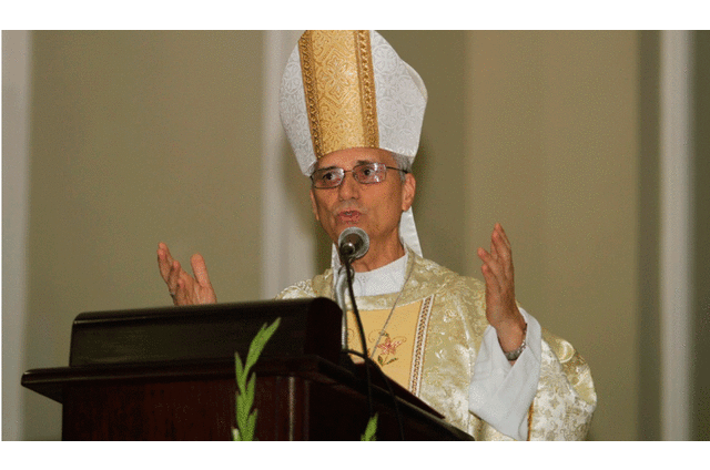 El obispo Robert Prevot invocó a la unidad  y a destacar el bien común.