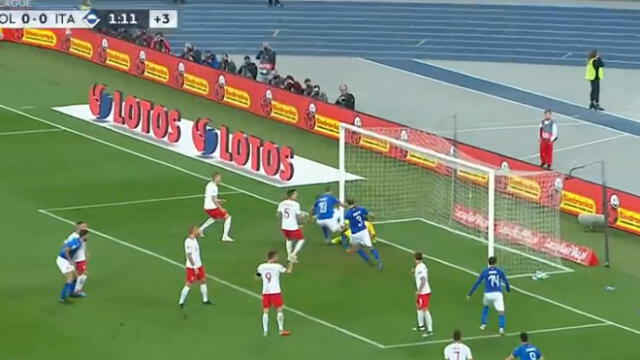 Italia vs Polonia: Cristiano Biraghi le dio el triunfo a la Azzurra a los 90' [VIDEO]