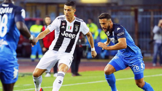 Juventus derrotó 2-1 contra Empoli con doblete de Cristiano Ronaldo [VIDEO]